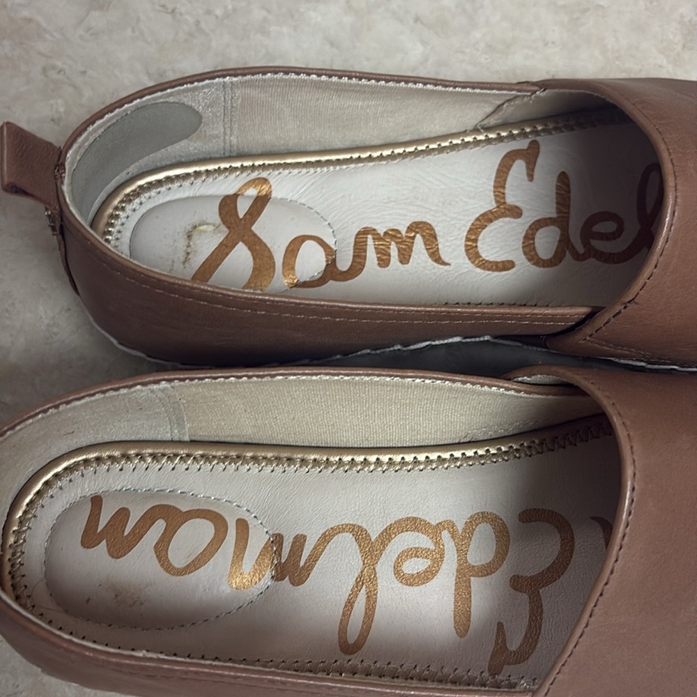 Sam Edelman  NWOT Leather Espadrille Flats, Style and Comfort = 8.5 CASUAL WEAR - Picture 3 of 5